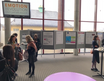 Emotion Revolution in Bergen, Norway 04/2018. View of the poster area. Photo: Ingvar Villido