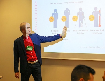 Kaur Lass presentation 'Sustainable world begins from inner wellness'. Photo: Let's Do It World