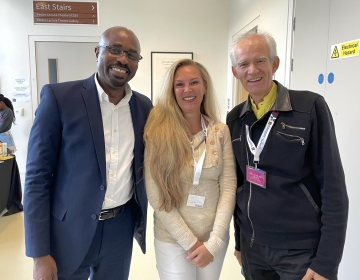 Sunny Ahonkhai, Evette Rose and Kaur Lass @ London Medical Conference. Photo: Wellness Orbit